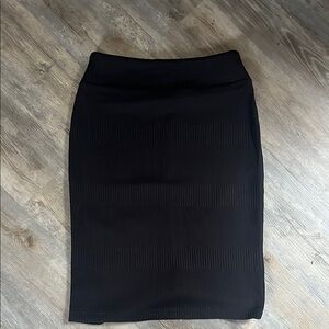 Soho Black Knee-Length Pencil Skirt for Work